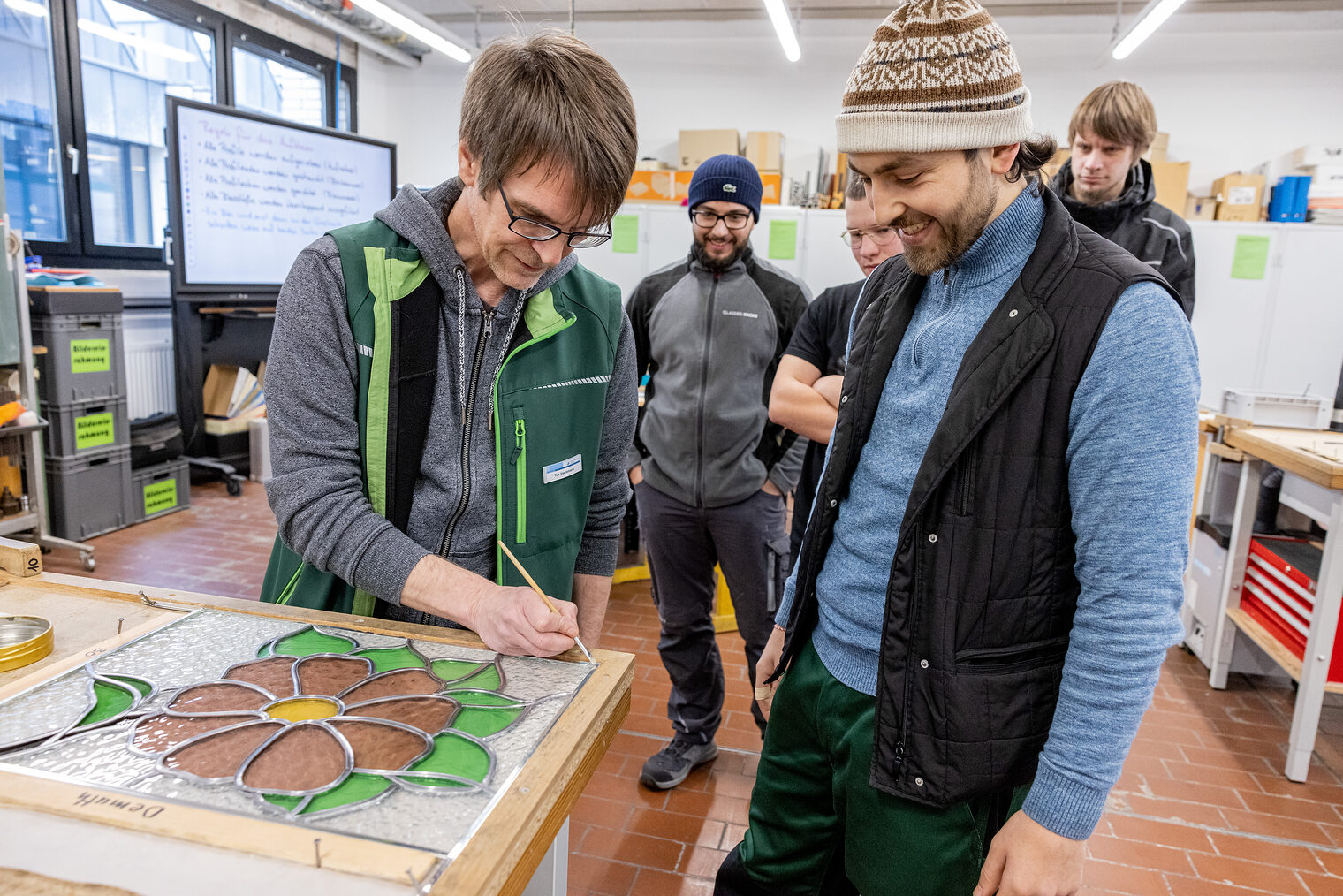Campus Handwerk, Shooting, Glaser, Ausbilder