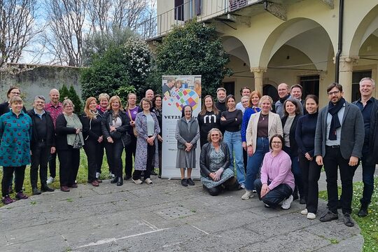 Gemeinsam für die berufliche Bildung in Europa: Im Frühjahr fand ein Treffen aller Partnerinstitutionen in Verona statt.