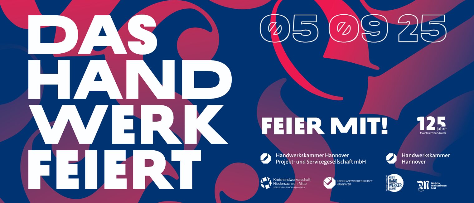 Plakat der Meisterfeier 2025
