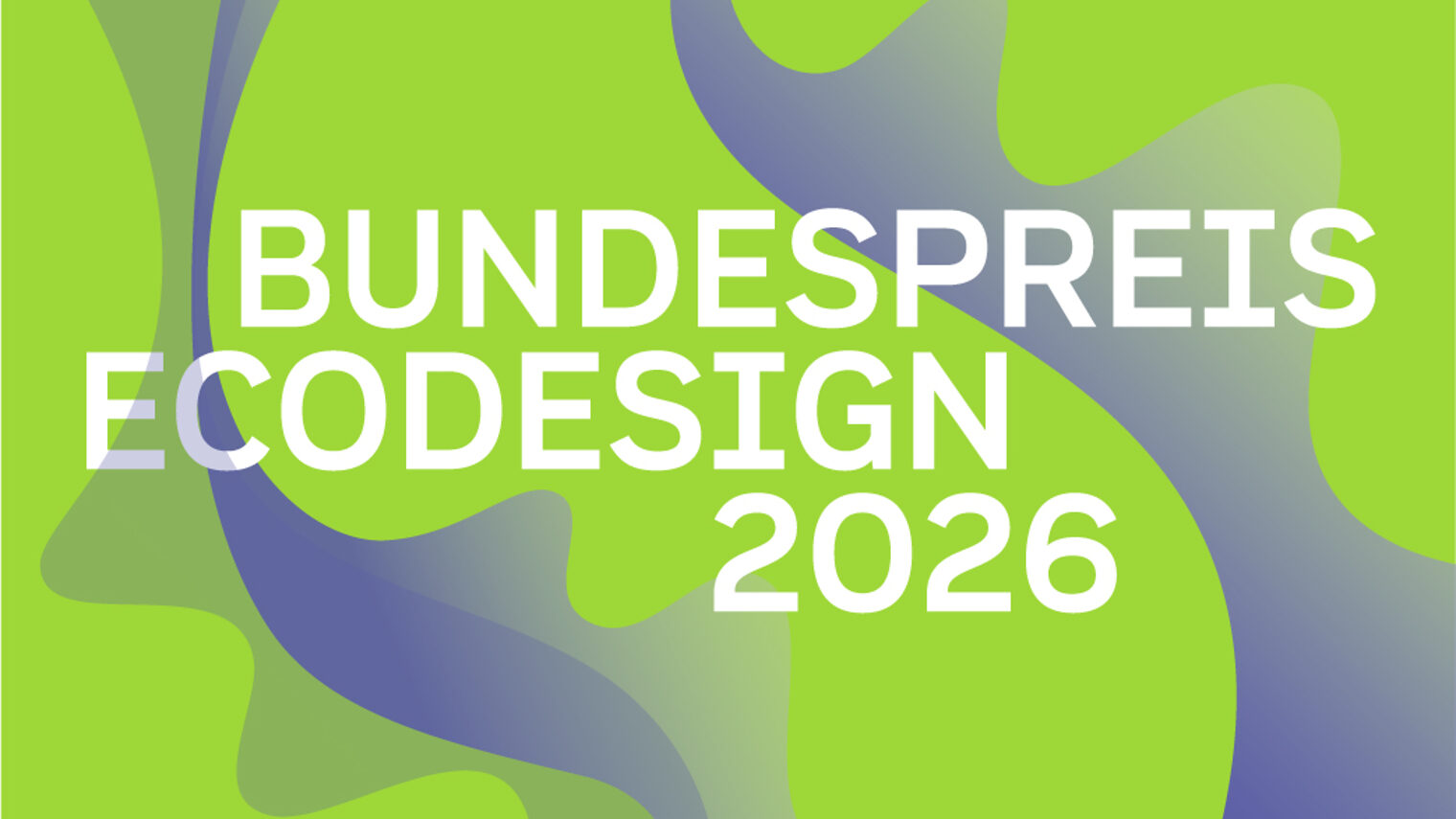 Plakat Bundespreis Ecodesign 2026