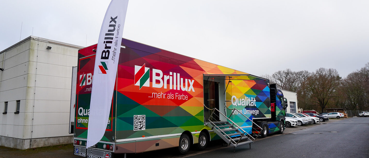 Der Brillux Show Truck.