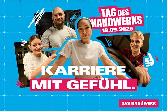 Logo des Tags des Deutschen Handwerks.
